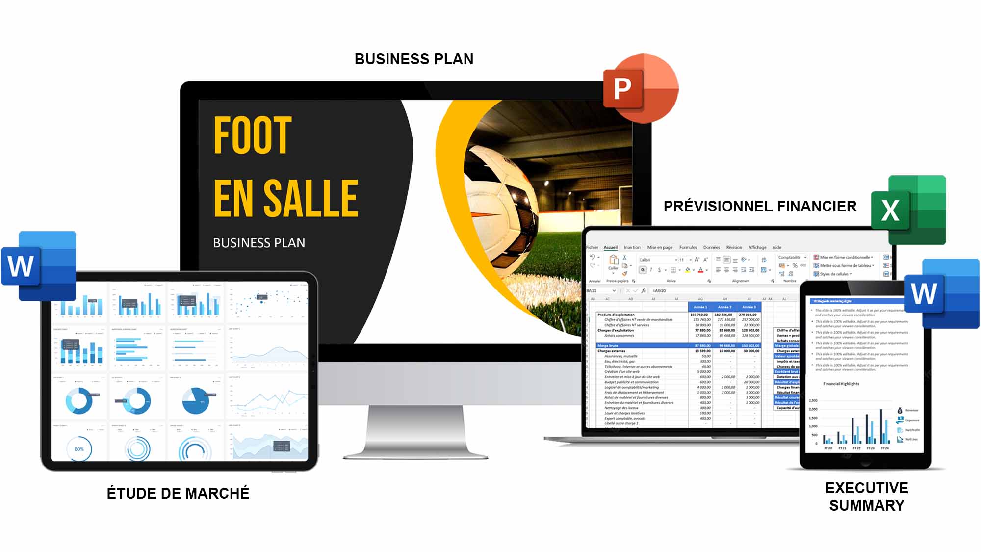 exemple de business plan foot indoor